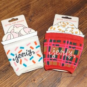 Jeni's Ice Cream Pink Koozies